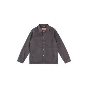 NEW IRON & RESIN men's coach jacket in charcoal